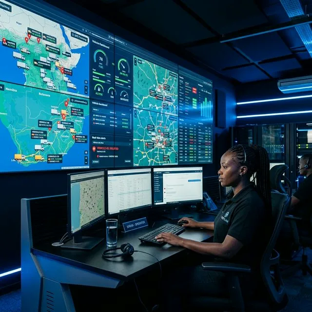 Fleet tracking control room